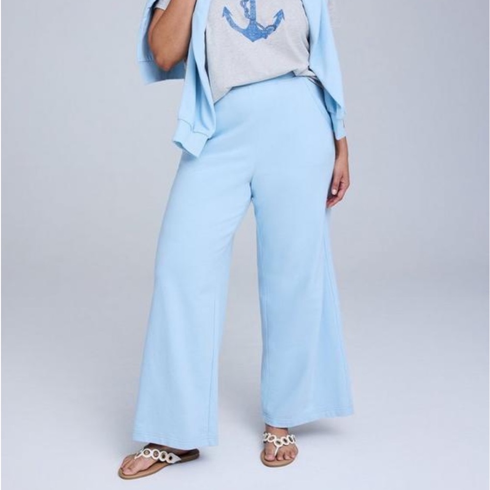 Torrid Sky Blue Wide-Leg Pants